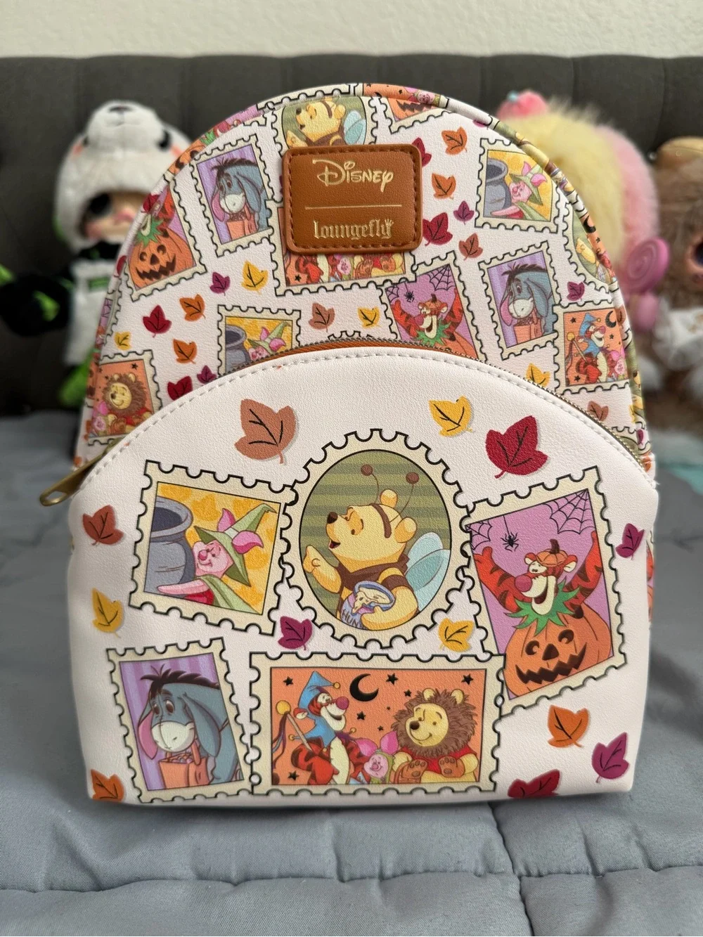 Disney x Loungefly Winnie the Pooh Halloween Stamp Mini Backpack. NWT.